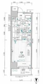 デュオステージ新高円寺 8階 間取り図