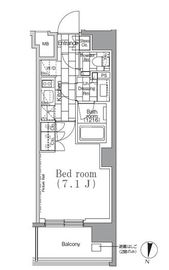 JP noie 下高井戸 (ジェーピーノイエ下高井戸) 204 間取り図