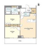 ディームス横濱神之木台 502 間取り図