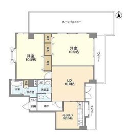エスト・メール東大井 601 間取り図