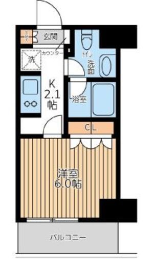 City Lux Tobe 604 間取り図