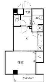 T's garden目黒 (ティーズガーデン目黒) 102 間取り図