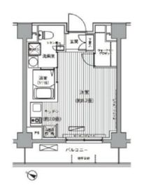 ヒューリックレジデンス茗荷谷 204 間取り図
