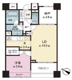 アトラスヒルズ文京白山 13階 間取り図