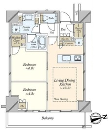 パークホームズ北千住アドーア 7階 間取り図