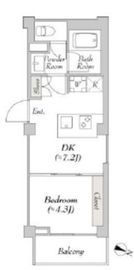 ルミーク早稲田 301 間取り図