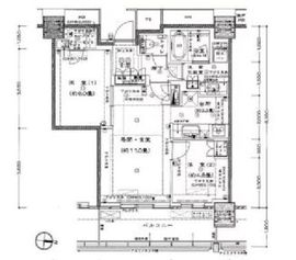 プラウドタワー練馬 20階 間取り図