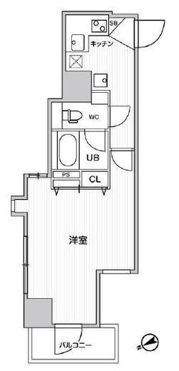 グラシアプレイス川崎駅前 903 間取り図