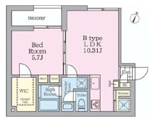 DaiDo ANNEX 4階 間取り図