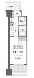 ガーデン蒲田 422 間取り図