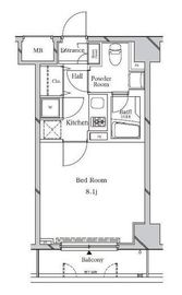 ミルーナヒルズ錦糸町 3階 間取り図