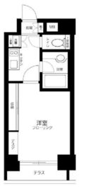ミディアス渋谷ウエスト 4階 間取り図