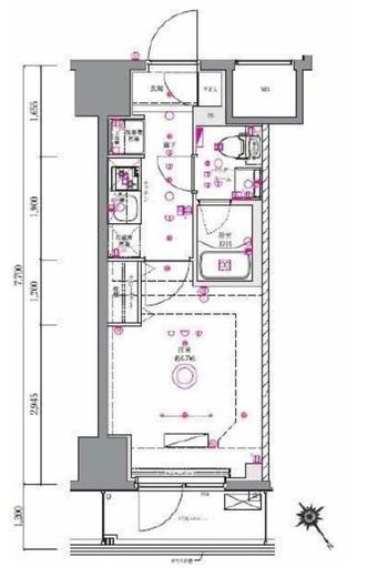AZEST関内 11階 間取り図