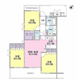 ホーフ横浜旭ヶ丘 108 間取り図