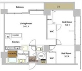 ダイワ芝浦ビル 1107 間取り図