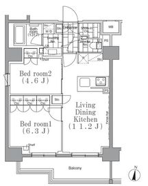 JP noie 下高井戸 (ジェーピーノイエ下高井戸) 305 間取り図