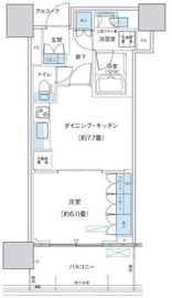 パークシティ柏の葉キャンパス ザ・ゲートタワー ウエスト 1017 間取り図