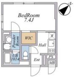 リーガランド武蔵小山アネックス 202 間取り図