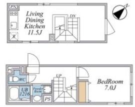 リーガランド武蔵小山アネックス 403 間取り図