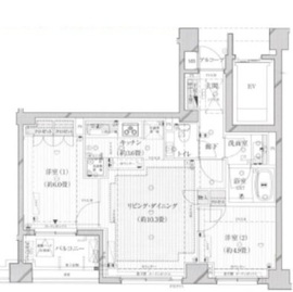 イニシアイオ目黒学芸大学 2階 間取り図