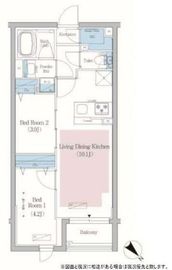 アーバネックス文京小石川 402 間取り図