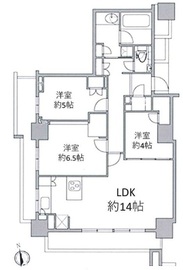 アリビオーレ神楽坂シティタワー 3階 間取り図