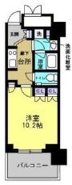 プラウドタワー武蔵小金井クロスイースト 6階 間取り図