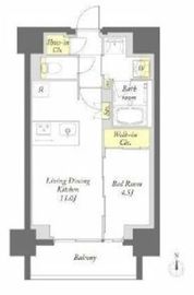 プライムメゾン錦糸町 601 間取り図