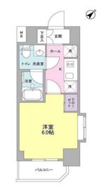 プラース千代田富士見 807 間取り図