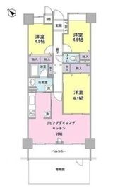 ブリリアントヨス 107 間取り図
