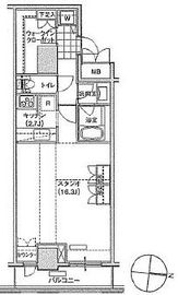 ブリリアイスト東雲キャナルコート 220 間取り図