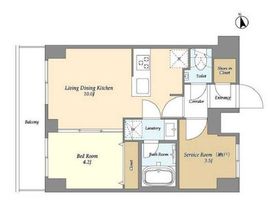 Augusta Residence大森 705 間取り図