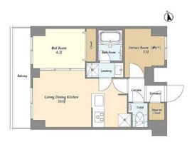 Augusta Residence大森 704 間取り図