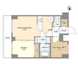 Augusta Residence大森 703 間取り図
