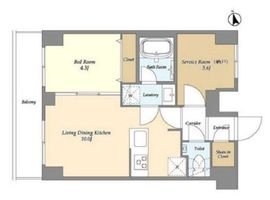 Augusta Residence大森 702 間取り図