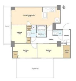 Augusta Residence大森 903 間取り図