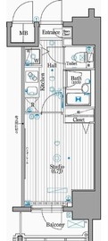 ガーラ・グランディ川崎 6階 間取り図