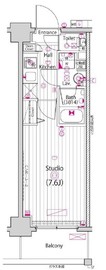 ガーラ・ヴィスタ横浜鶴見 3階 間取り図