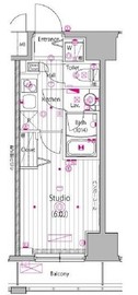 ガーラ・ステーション横濱関内 4階 間取り図