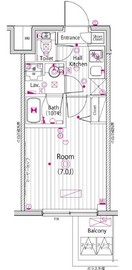 ガーラ・クレスタ横濱関内 2階 間取り図