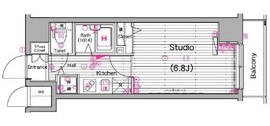 グランド・ガーラ横濱山下町 10階 間取り図