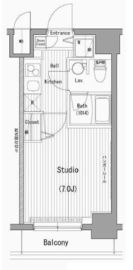 ガーラグランディ横濱桜木町 8階 間取り図