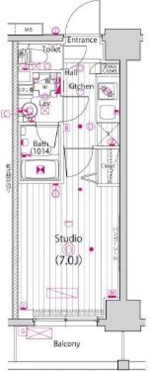 ガーラ・ステーション横濱大通り公園 10階 間取り図