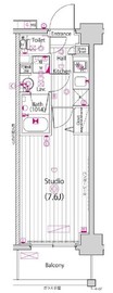 ガーラ・ヴィスタ横浜鶴見 2階 間取り図