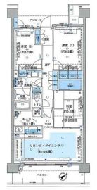 リライズガーデン西新井スカイレジデンス 10階 間取り図