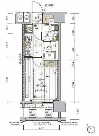 メインステージ東神奈川 11階 間取り図
