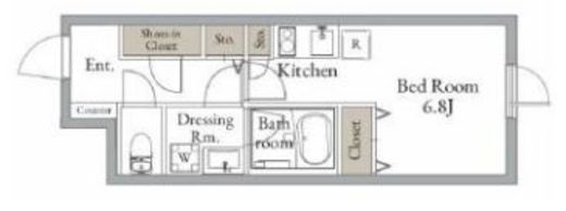 LiveFlat西荻窪 (ライブフラット西荻窪) 204 間取り図
