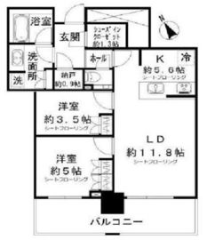 ザ・タワー横浜北仲 18階 間取り図