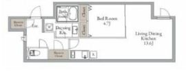 LiveFlat西荻窪 (ライブフラット西荻窪) 2 間取り図