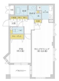 AZ小石川 405 間取り図